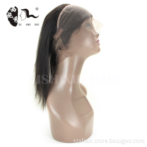 Wholesale Price 100% Human Hair 22*4cm 360 Full Lace Band Frontal